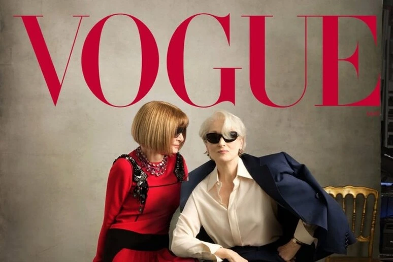 Meryl Streep e Anna Wintour assieme sulla cover di Vogue