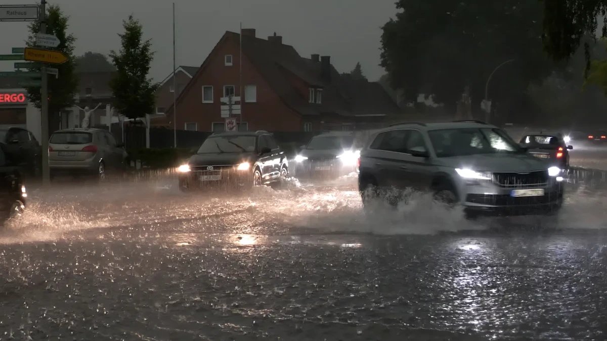 Unwetter geht los: Wetterdienst warnt vor Starkregen, Gewitter, Hagel