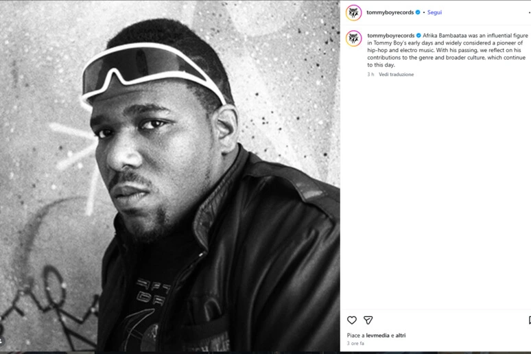 Il pioniere dell'hip-hop Afrika Bambaataa è morto all'età di 68 anni