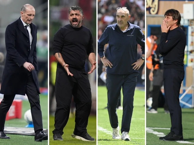 Napoli, corsa a due tra Allegri e Italiano. Ecco perché Sarri ha scelto l’Atalanta. Conte, attesa per la Nazionale