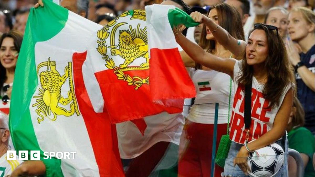 Iran v Iran in the stands as politics and football intertwine