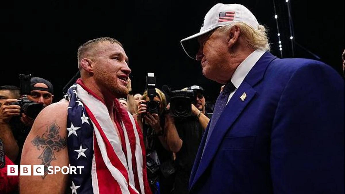 US star Gaethje wins at Trump's UFC White House show