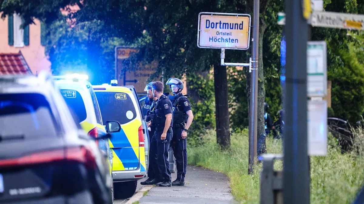 Mann schießt Polizisten an: Geiselnahme in Dortmund