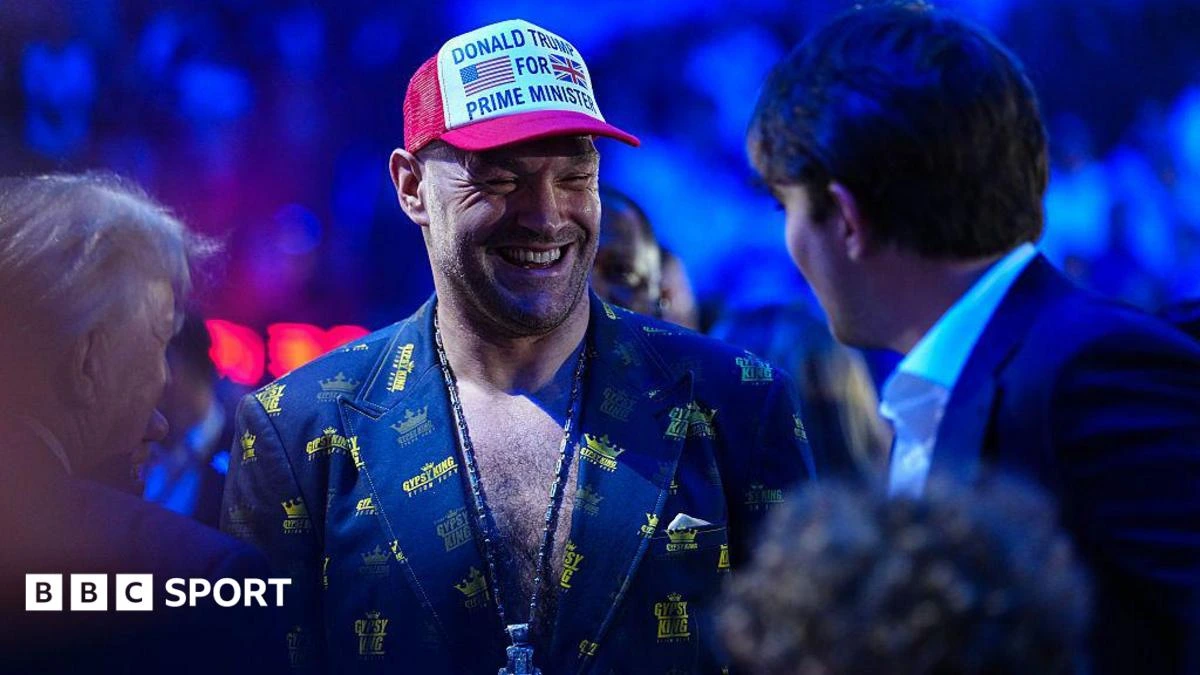 Fury teases Joshua fight at UFC White House alongside White