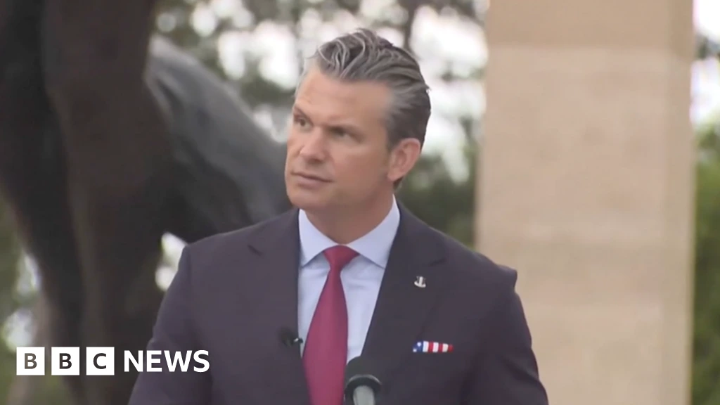 Hegseth attacks Europe over 'invasion' of migrants on its beaches in D-Day speech