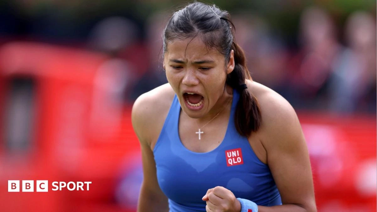 Raducanu joins Boulter in Queen's quarter-finals