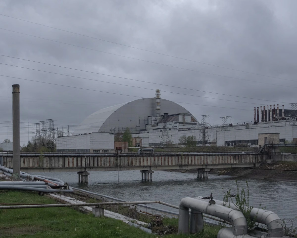 Russian drone hits building storing spent nuclear fuel near Chornobyl
