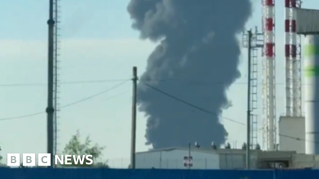 Scores of Ukrainian drones target St Petersburg in attack Russia calls 'unprecedented'