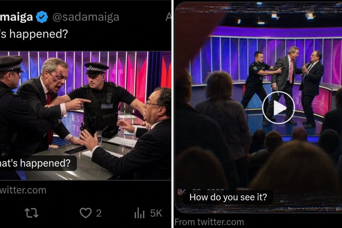 Nigel Farage and Andrew Bailey speak out over deepfake X adverts