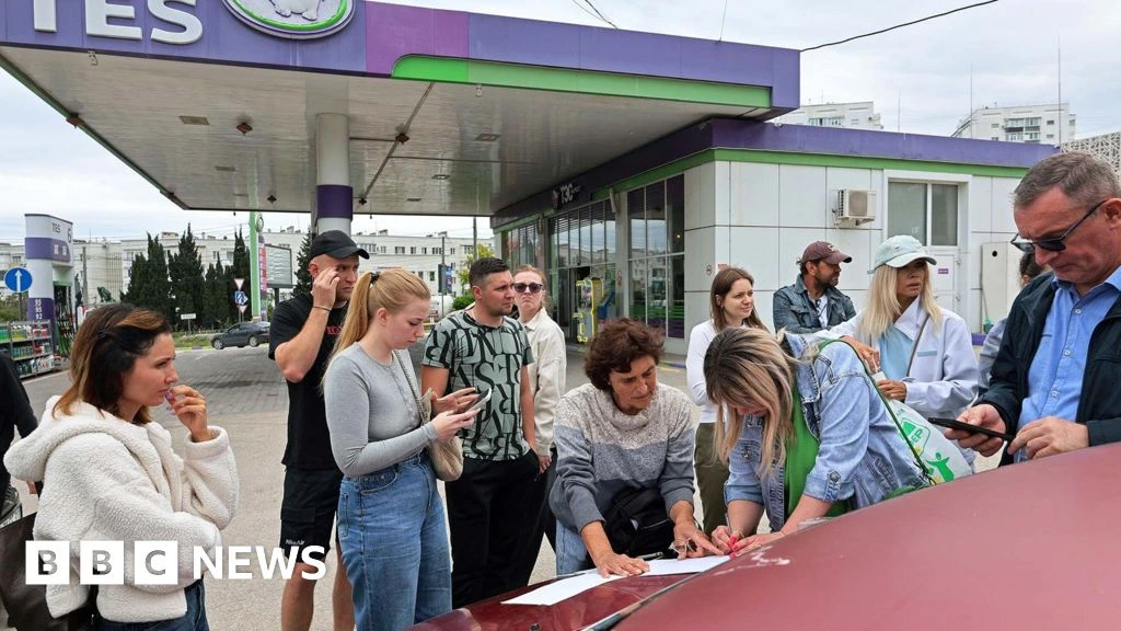 Russia's fuel crisis intensifies as Ukraine steps up strikes on occupied territories