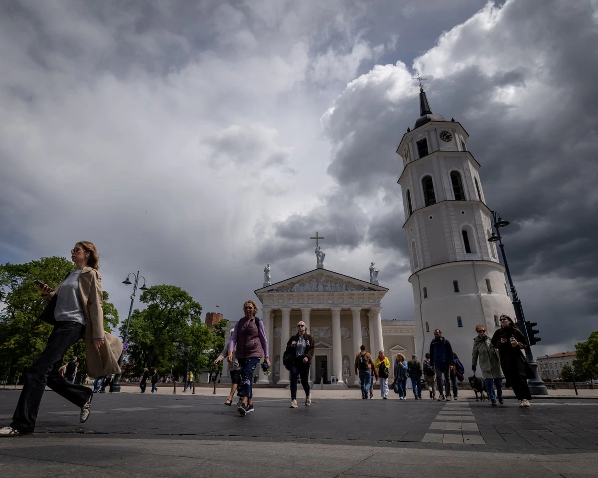 A drone alert blasted on my phone – we had to take shelter. This is the new reality on Nato’s eastern flank