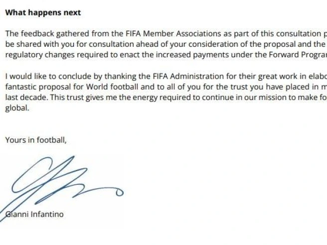 Fifa, cosa ha scritto Infantino al Consiglio sulla «privatizzazione» dei Mondiali: «Pronti 40 milioni a federazione nel 2027». Kushner «anchor investor»