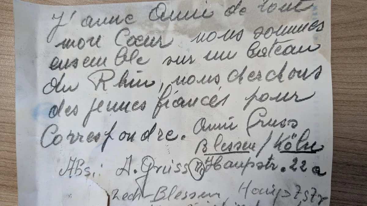 Was sie sich wünschte: Absenderin von Flaschenpost nach 68 Jahren gefunden