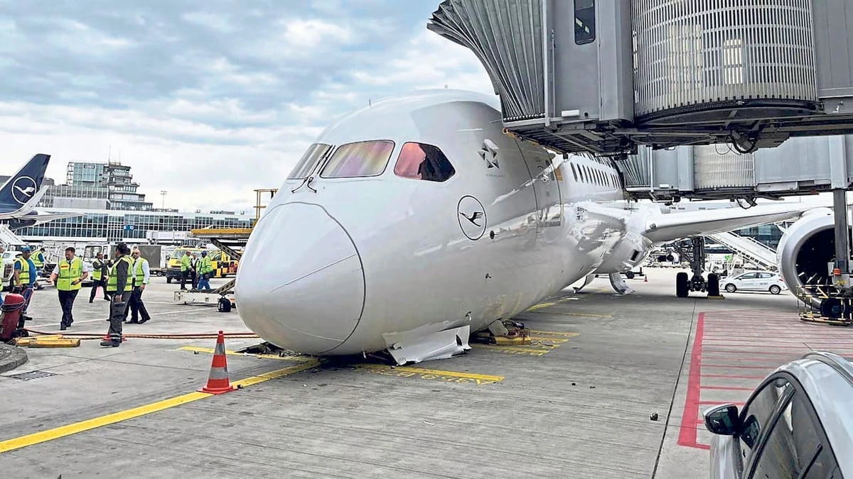 Wichtiges Teil nicht an seinem Platz: Deshalb brach die Boeing in Frankfurt zusammen