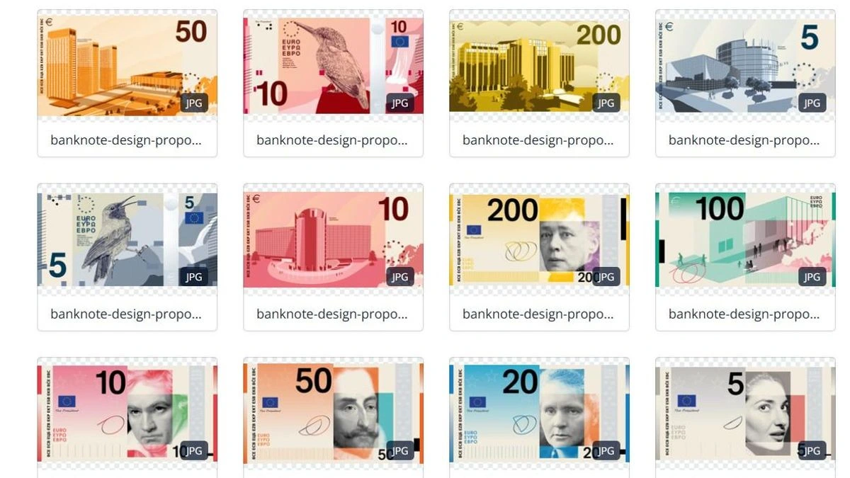 Los europeos ya pueden elegir el diseño de los nuevos billetes de euro que pondrá en circulación el BCE