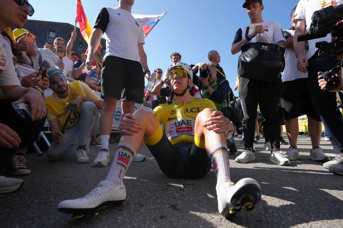 Pogacar, un récord entre el caos de Alpe d'Huez: "La verdad es que no sabía cuál era el tiempo de Pantani"