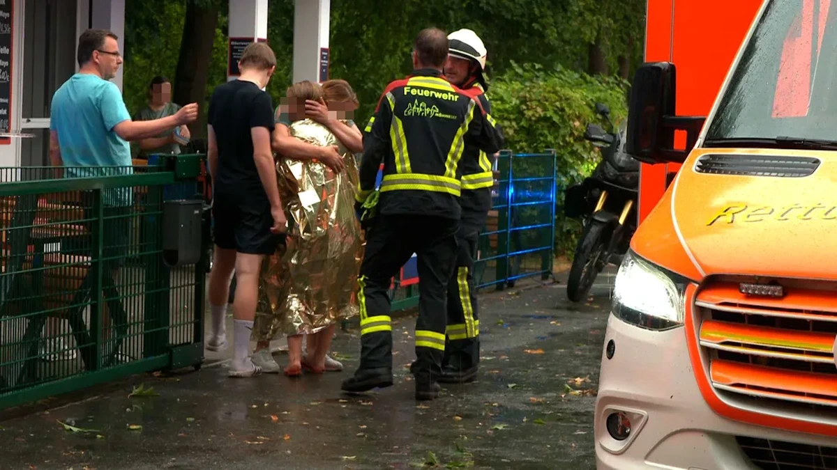 Medienberichte: Baum stürzt in NRW auf Teenager – zwei Schwerverletzte