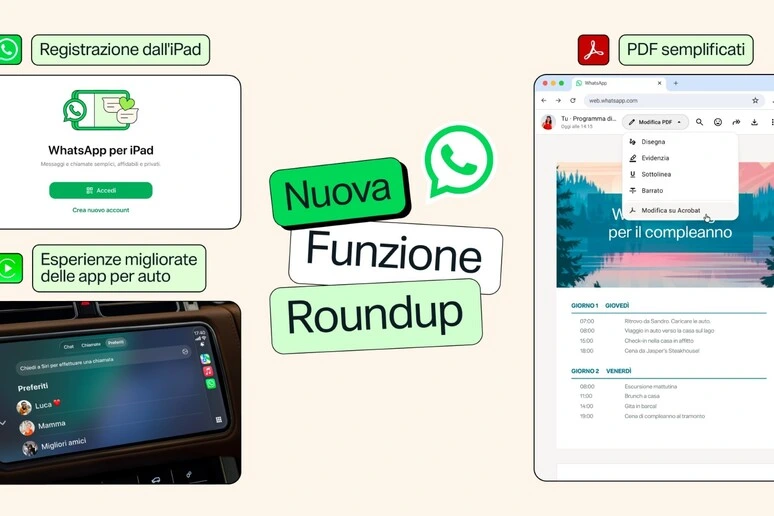 WhatsApp, ora si può creare un profilo direttamente su iPad