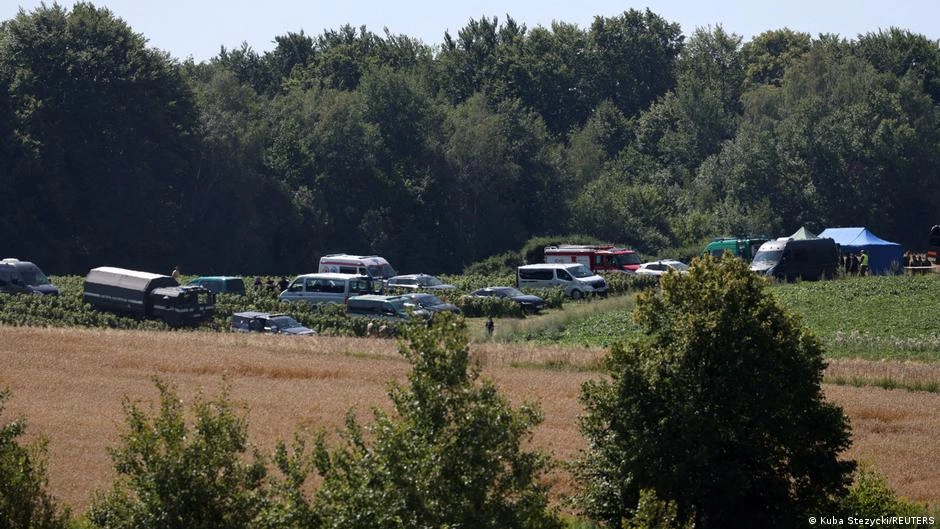 Cráter en Polonia por objeto que violó su espacio aéreo