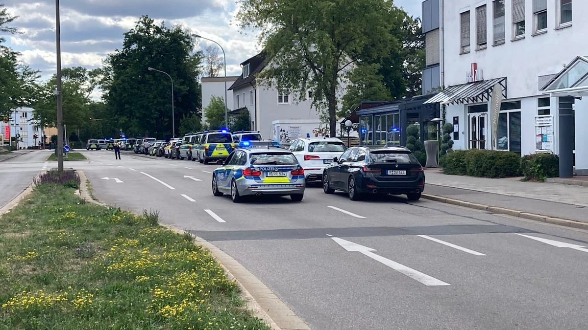 Regensburg: Geiselnahme in Bank! Mitarbeiter stirbt nach Messerangriff