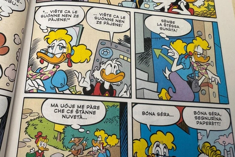 Nel nuovo numero Topolino parla le lingue locali