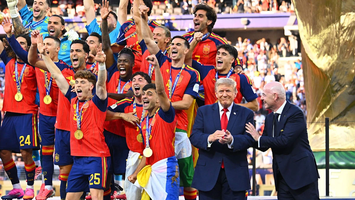 Beim WM-Finale sichtbar: Eiszeit zwischen Donald Trump und Weltmeister Spanien