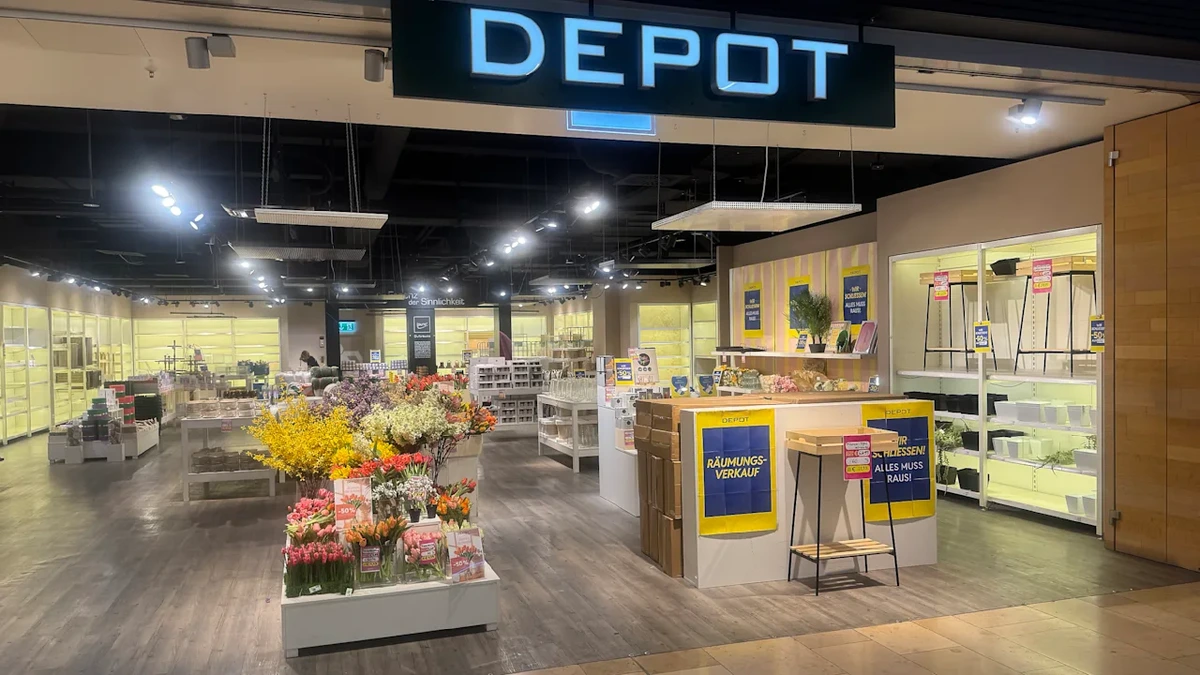 Deko-Kette insolvent: Depot will 105 Filialen dichtmachen