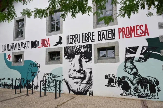Une enquête pour « apologie du terrorisme » ouverte après l’inauguration d’une fresque en hommage à un séparatiste basque dans les Pyrénées-Atlantiques