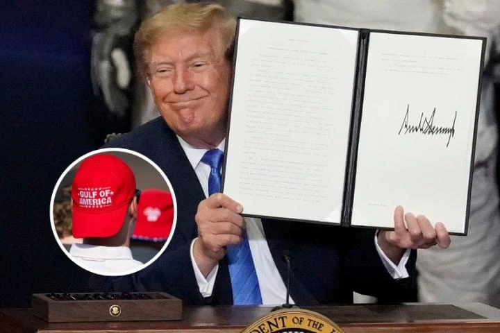 "Lago de Ormuz" o "Lago Archivos de Epstein": MapQuest, la web de mapas de los años 90, permite a cualquiera rebautizar el lago Ontario y reírse de Trump