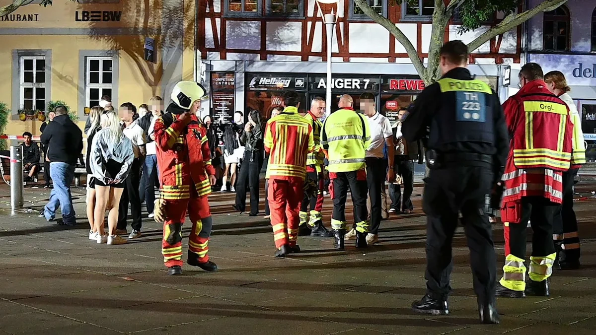 Großeinsatz in Erfurt: Viele Verletzte durch Pfefferspray in der Disco
