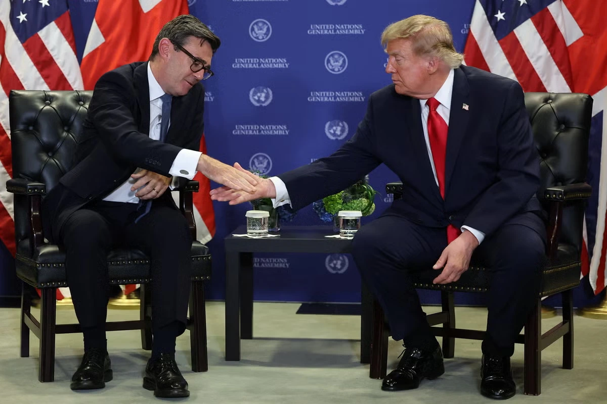 Trump praises Burnham - but hits out at ‘terrible’ Chagos deal