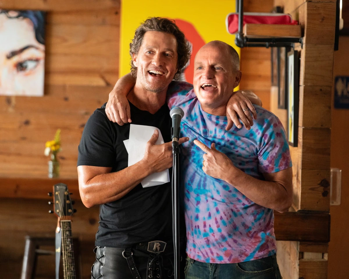 Brothers review – Woody Harrelson and Matthew McConaughey’s super-fun sitcom about the chance they’re related