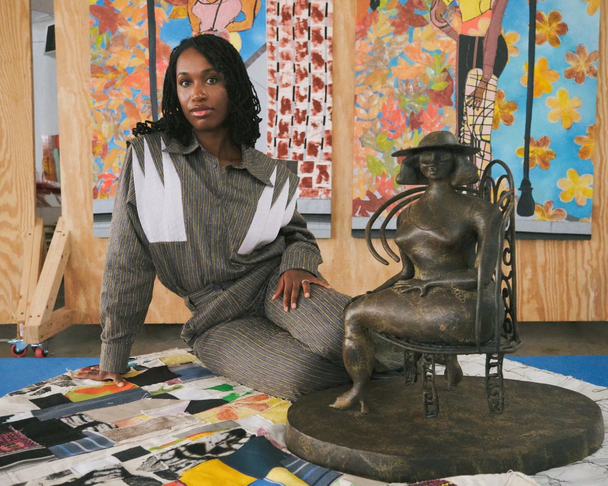 ‘I’m not nervous, I’m ready’: Tschabalala Self on racist vandals and her bold striding woman for the Fourth Plinth