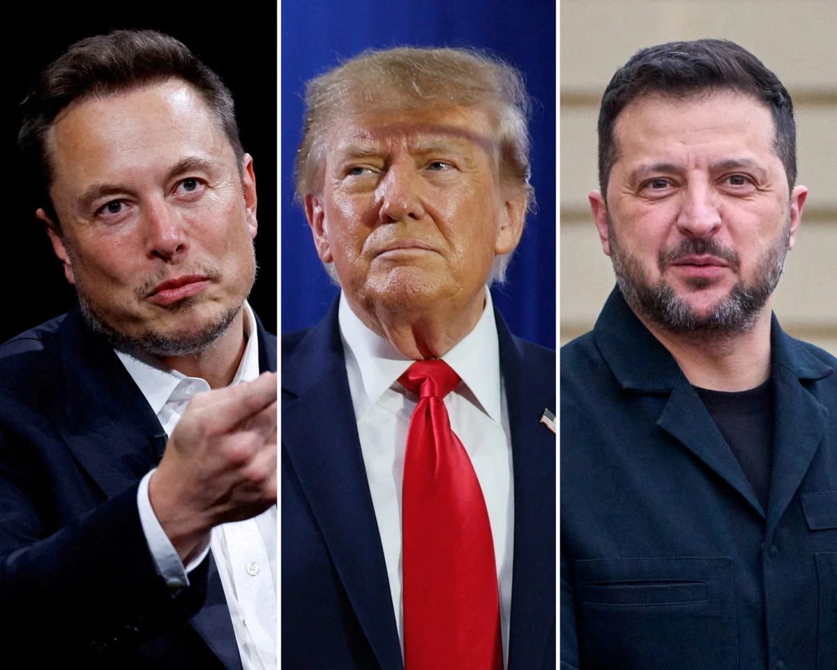 Trump, Musk, Zelenskyy: who is blaming who in the Ukraine-Starlink row?