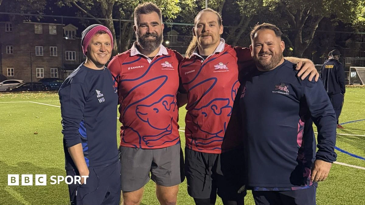 'Ran through me' & 'good value in pub' - ex-NFL star Kelce tries rugby