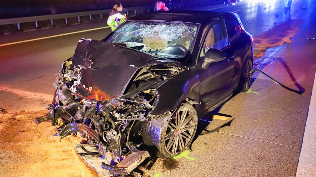 Karlsruhe: Fünf verletzte Kinder bei Unfall auf der A5