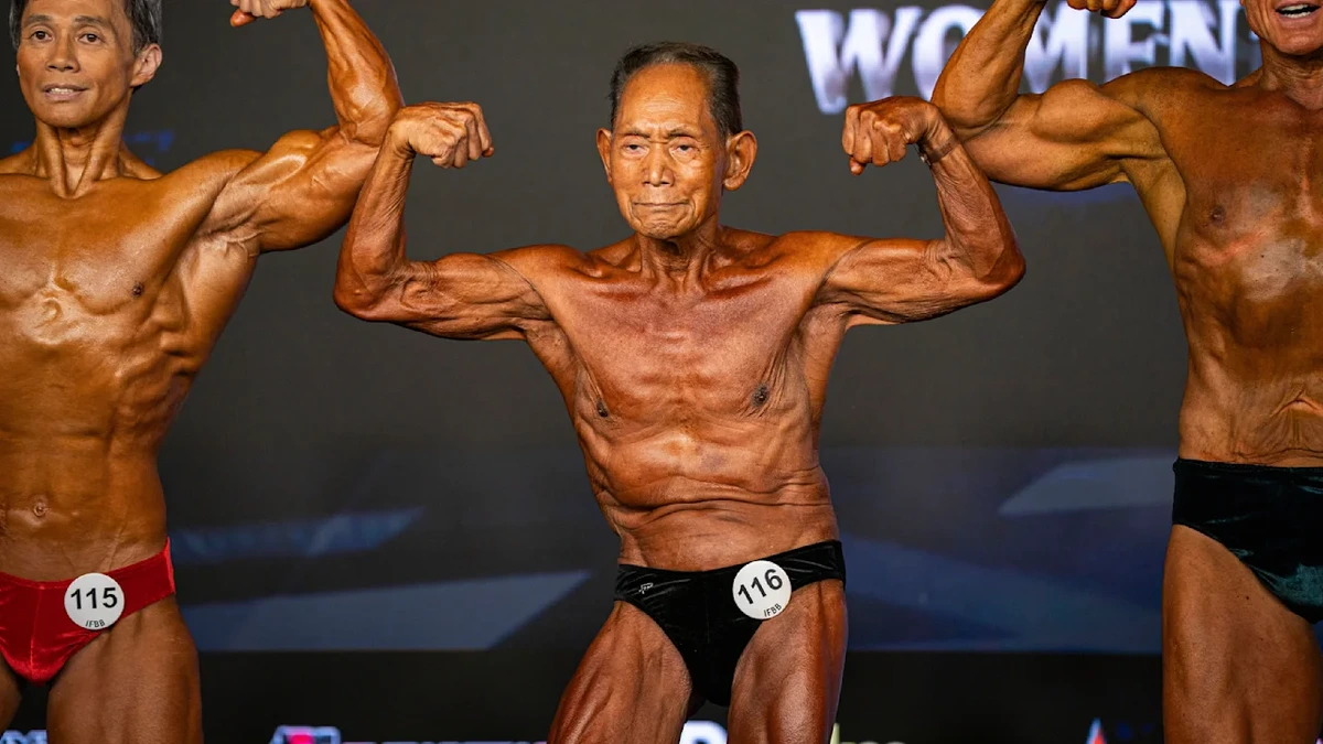 Bodybuilding-WM! Japaner lässt mit 90 Jahren die Muckis spielen