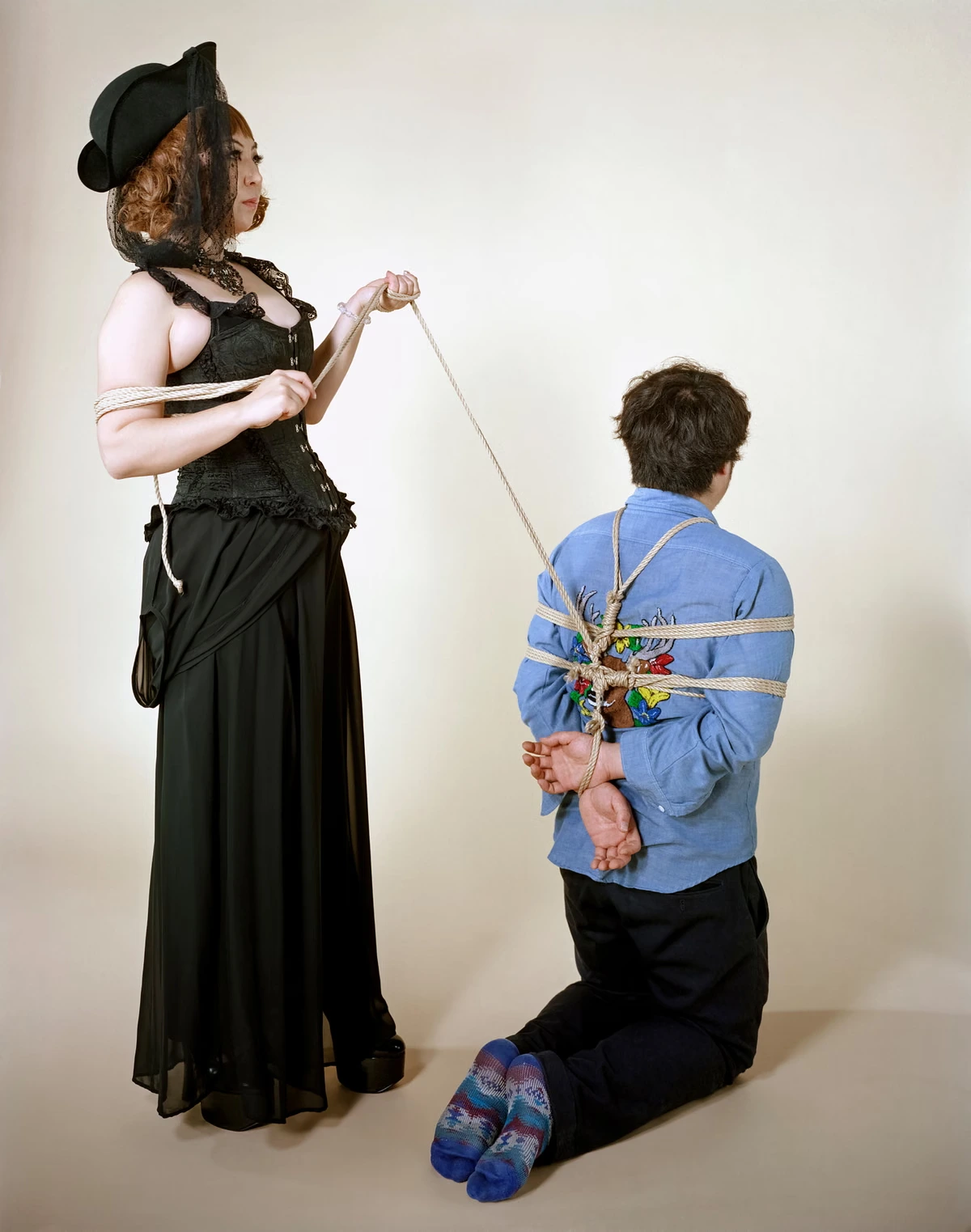 A dominatrix and her tightly bound client: Giada Ripa’s best photograph