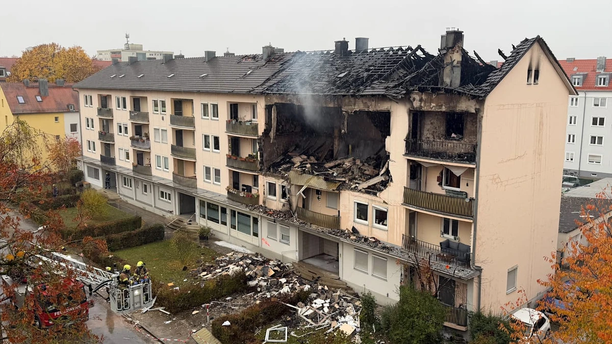 Haus-Explosion in Regensburg: Verletzte und Vermisste nach Unglück