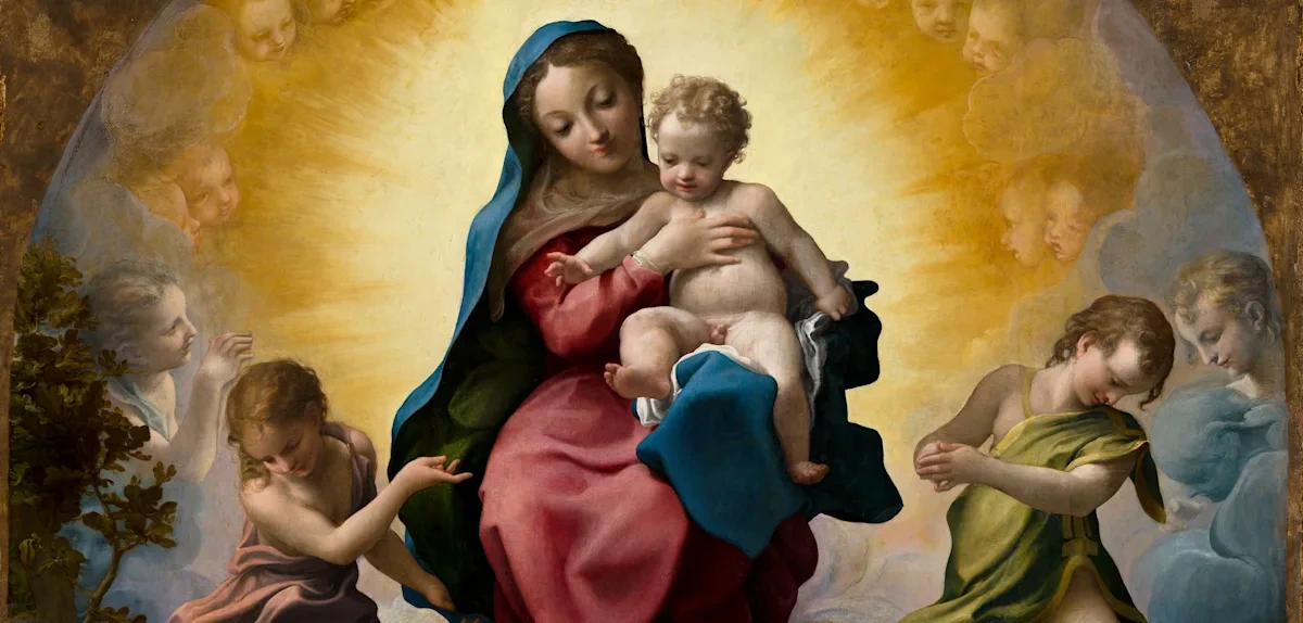 Strahlende Madonnen. Heilige in Verzückung. Selbst Märtyrer verlieren nie die gute Laune