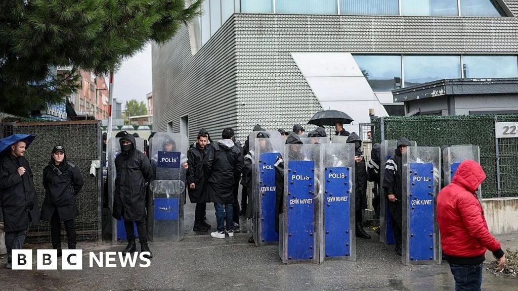 Turkish police raid opposition TV station, halting live broadcasts