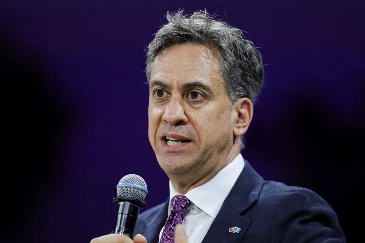 Ed Miliband set for crucial talks in Turkey over Strait of Hormuz crisis and Houthi attacks on Saudi Arabia