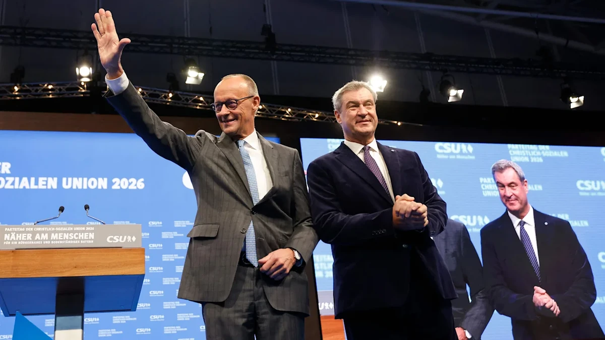 Merz beim CSU-Parteitag: „Die Menschen sagen mir: Halten Sie durch!“